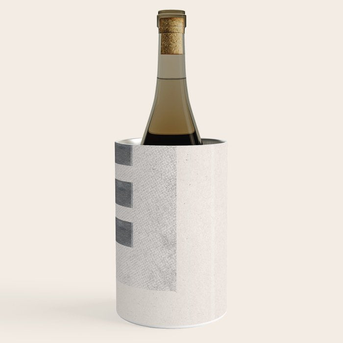 Texture Minimalist Paper Collage No.2 Wine Chiller Gallery Image 3