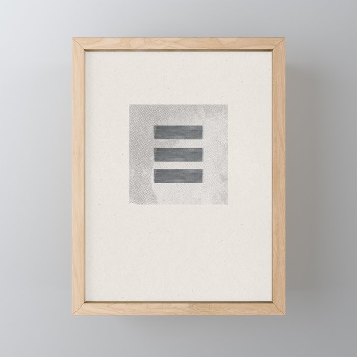 Texture Minimalist Paper Collage No.2 Mini Art Print Gallery Image 1