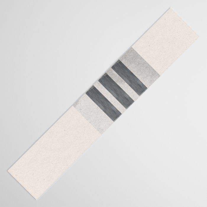 Texture Minimalist Paper Collage No.2 Table Runner Gallery Image 3