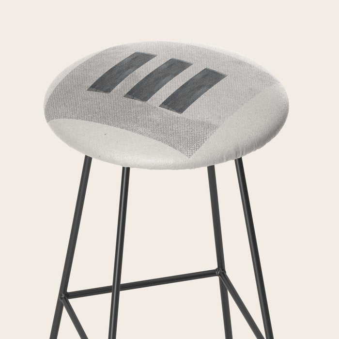 Texture Minimalist Paper Collage No.2 Stool Gallery Image 2