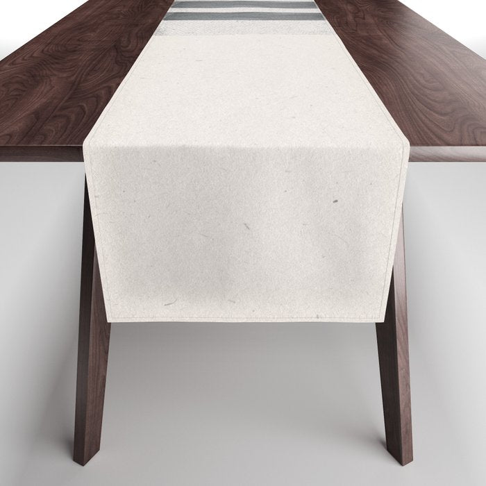 Texture Minimalist Paper Collage No.2 Table Runner Gallery Image 1