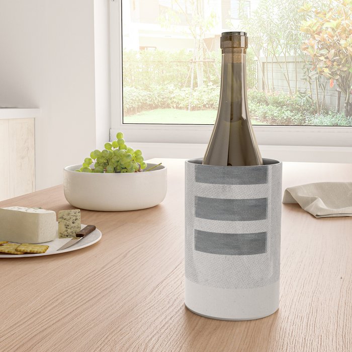 Texture Minimalist Paper Collage No.2 Wine Chiller Gallery Image 4