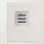 Texture Minimalist Paper Collage No.2 Poster Gallery Image 4