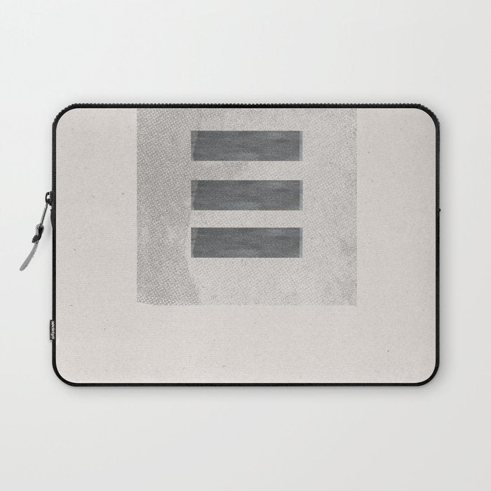 Texture Minimalist Paper Collage No.2 Laptop Sleeve Gallery Image 1