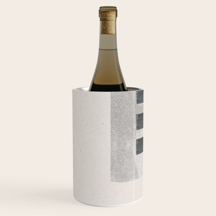 Texture Minimalist Paper Collage No.2 Wine Chiller Gallery Image 2