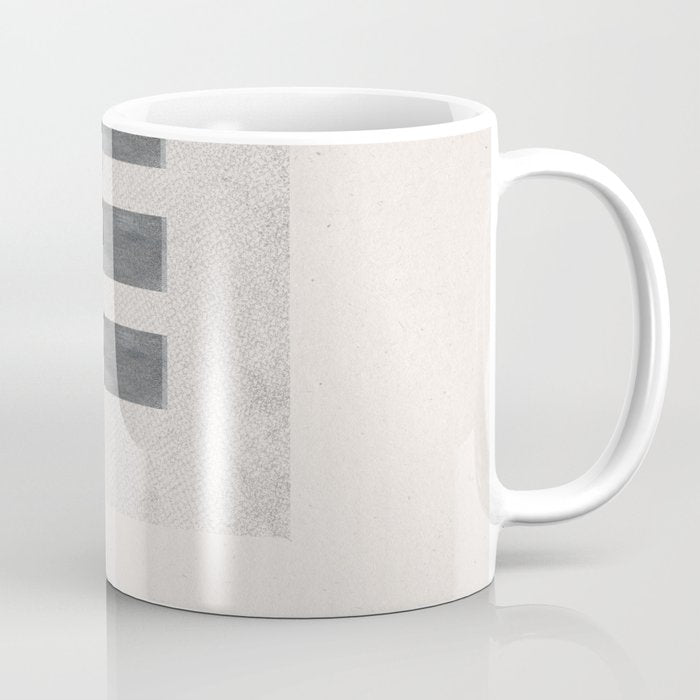 Texture Minimalist Paper Collage No.2 Coffee Mug Gallery Image 1