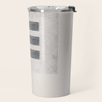 Texture Minimalist Paper Collage No.2 Travel Mug Gallery Image 2