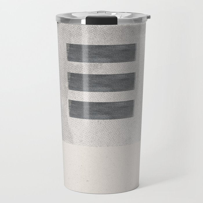 Texture Minimalist Paper Collage No.2 Travel Mug Gallery Image 1