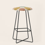 Retro Summer Daisies I Stool Gallery Image 1