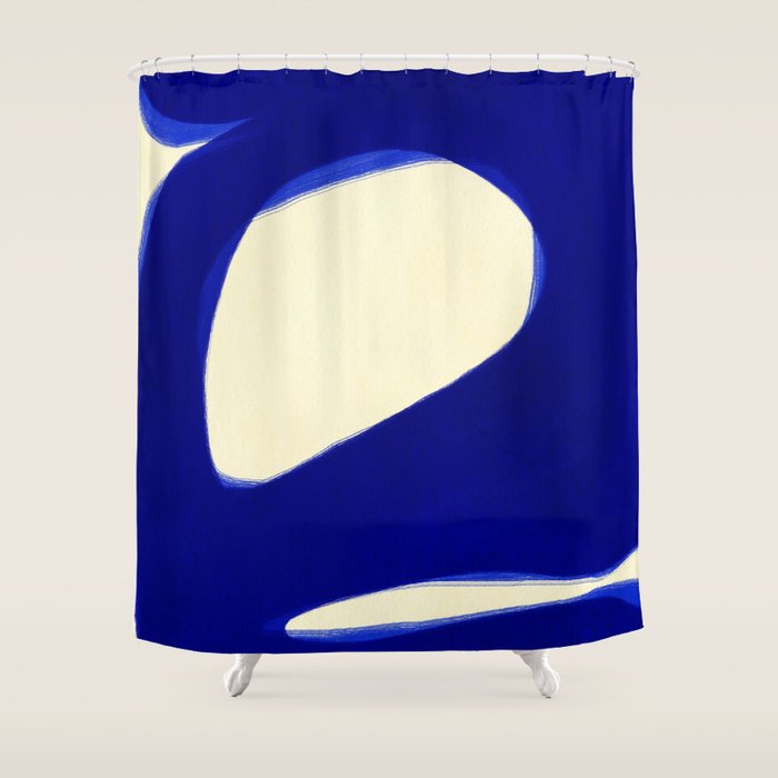 Abstract shape-p Shower Curtain Gallery Image 1
