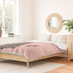 Christmas rabbit - illustration Duvet Cover Gallery Image 2