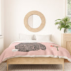 Christmas rabbit - illustration Duvet Cover Gallery Image 3