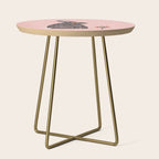 Christmas rabbit - illustration Side Table Gallery Image 1
