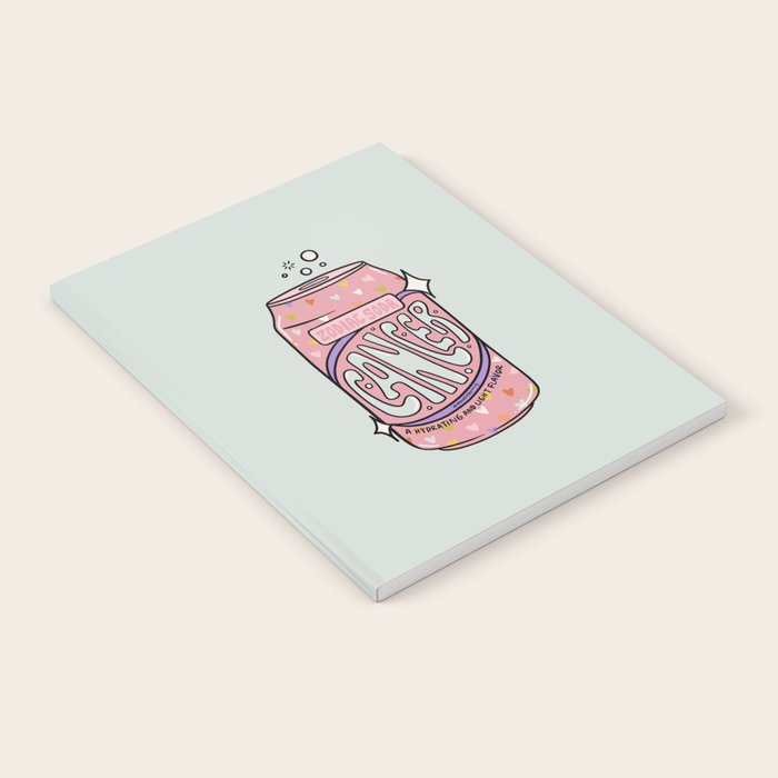 Cancer Zodiac Soda Notebook Gallery Image 1