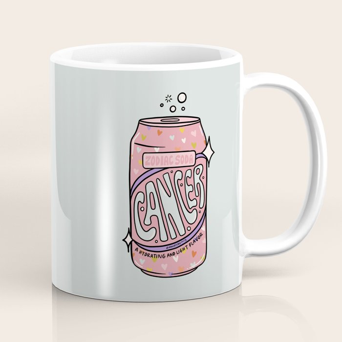 Cancer Zodiac Soda Coffee Mug Gallery Image 1