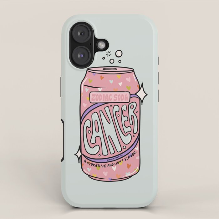Cancer Zodiac Soda Iphone Case