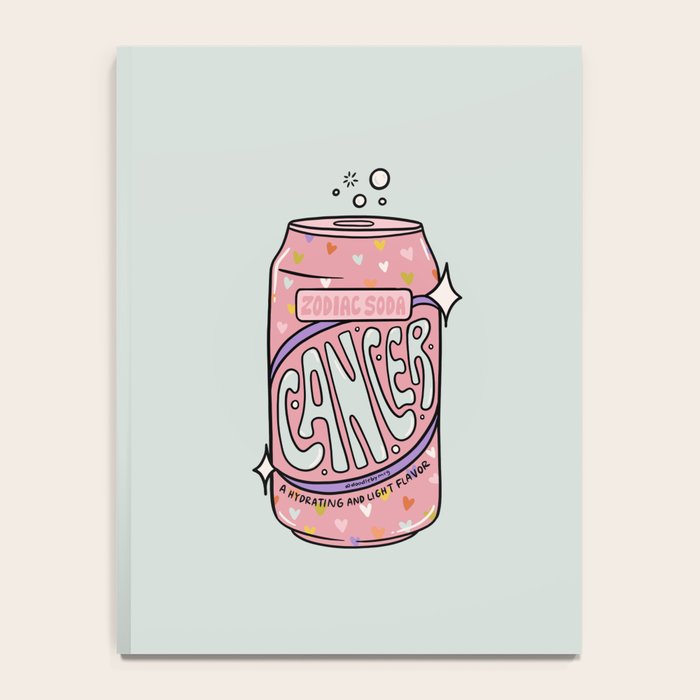 Cancer Zodiac Soda Notebook Gallery Image 4