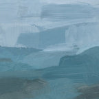 Early Riser - Sky Denim Teal Blue Abstract Nature Ocean Painting Art Print Wall Decor  Coffee Mug Gallery Image 2