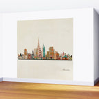barcelona skyline Wall Mural Gallery Image 2