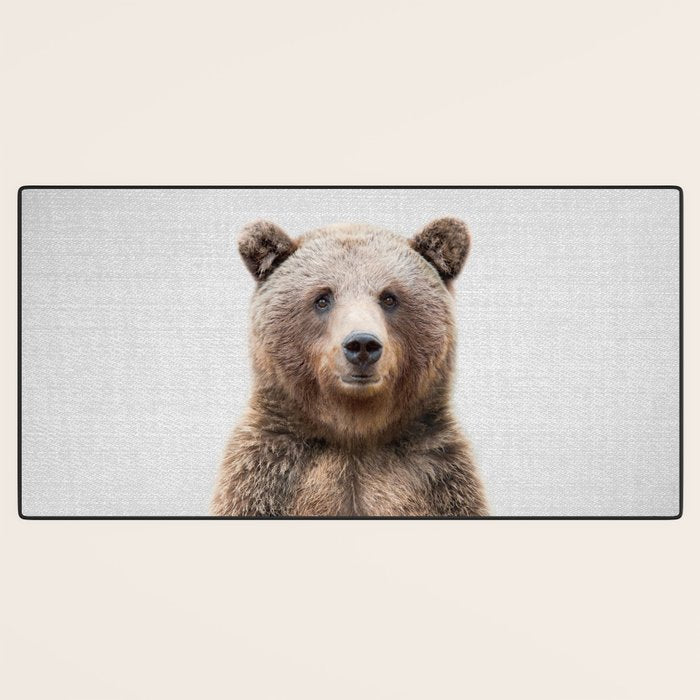 Grizzly Bear - Colorful Desk Mat Gallery Image 3