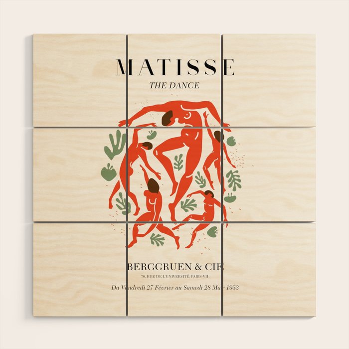 Matisse The Dance Art Wood Wall Art Gallery Image 1