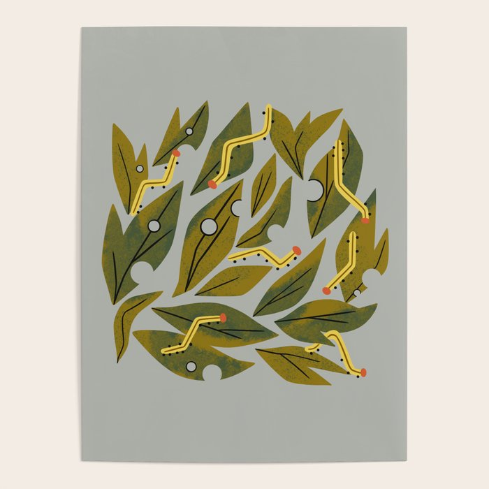 Munching Caterpillars Poster Gallery Image 1