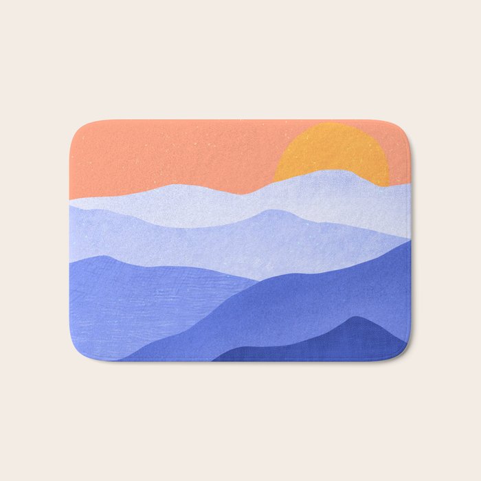 Blue Ridge Mountains Bath Mat Gallery Image 1