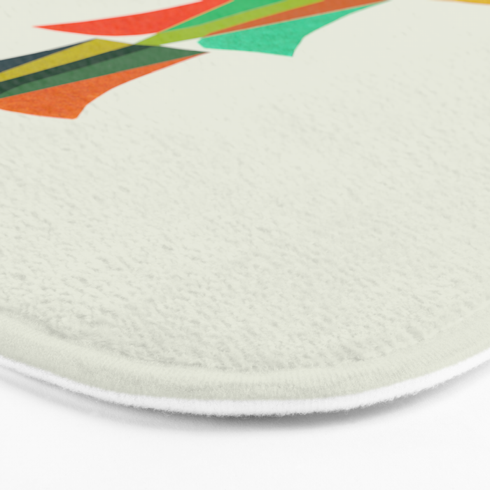 Whimsical bromeliad Bath Mat Gallery Image 3