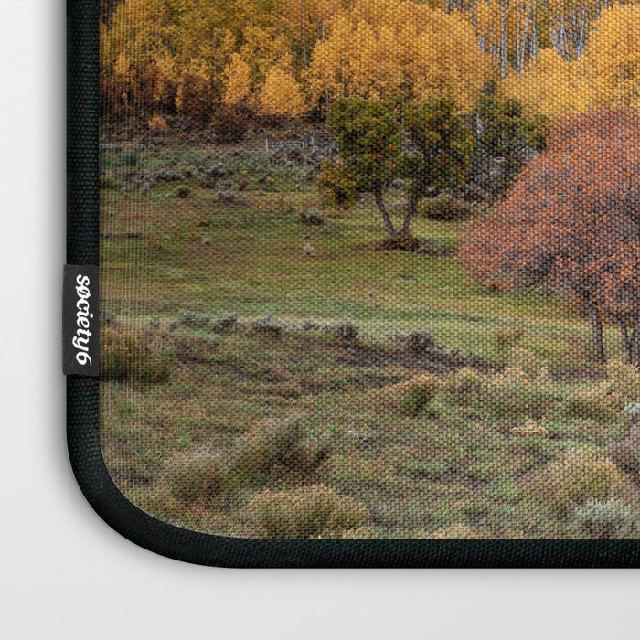 Colorado Mountain Sunrise Mt. Sopris Autumn Landscape Laptop Sleeve Gallery Image 3