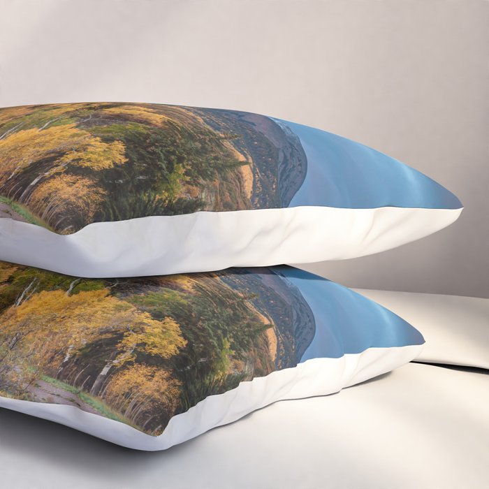 Colorado Mountain Sunrise Mt. Sopris Autumn Landscape Pillow Sham Gallery Image 3