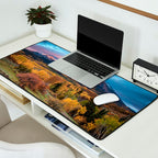 Colorado Mountain Sunrise Mt. Sopris Autumn Landscape Desk Mat Gallery Image 2