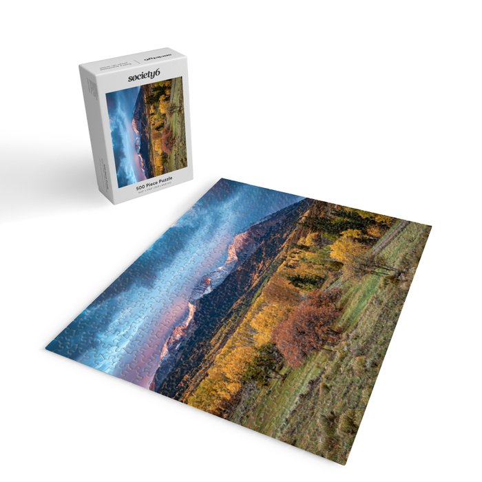 Colorado Mountain Sunrise Mt. Sopris Autumn Landscape Jigsaw Puzzle Gallery Image 2