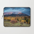 Colorado Mountain Sunrise Mt. Sopris Autumn Landscape Laptop Sleeve Gallery Image 1