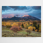 Colorado Mountain Sunrise Mt. Sopris Autumn Landscape Jigsaw Puzzle Gallery Image 1