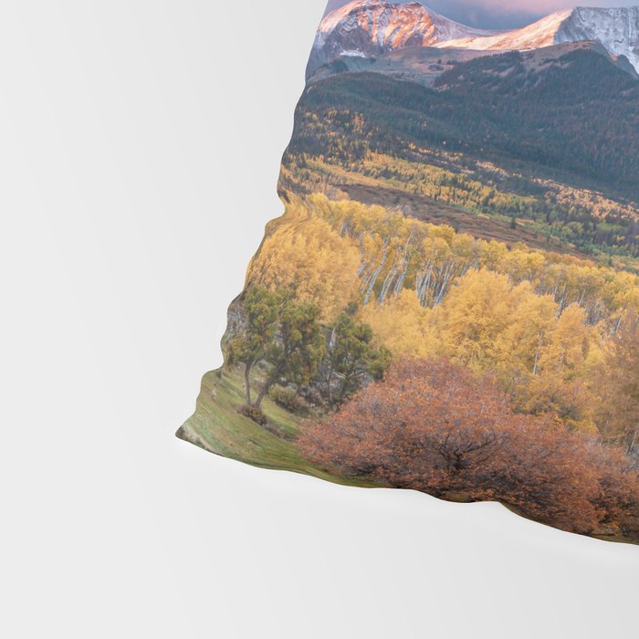 Colorado Mountain Sunrise Mt. Sopris Autumn Landscape Pillow Sham Gallery Image 4