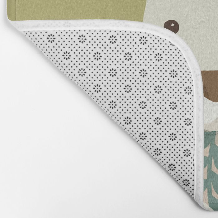 Whimsical Kangaroo Bath Mat Gallery Image 2