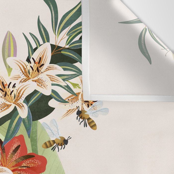 Blossoming Mother Earth - colorful Wall Tapestry Gallery Image 3