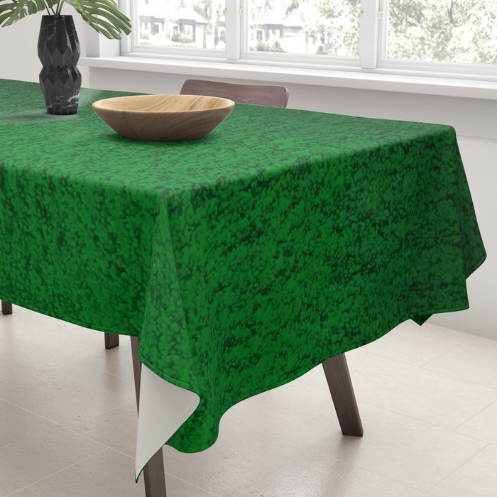 Emerald Green Ombre Design Tablecloth Gallery Image 3
