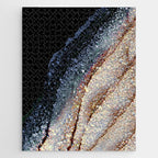 FLAWLESS GREY & GOLD Jigsaw Puzzle Gallery Image 1