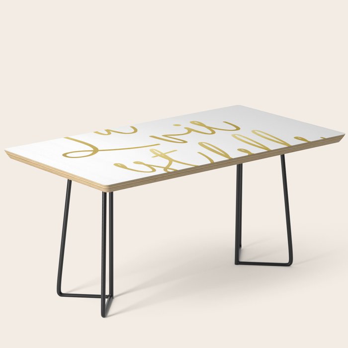 La vie est belle #society6 #typography #buyart Coffee Table Gallery Image 1