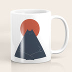Cat Landscape 63: Meow-ditation Coffee Mug Gallery Image 1