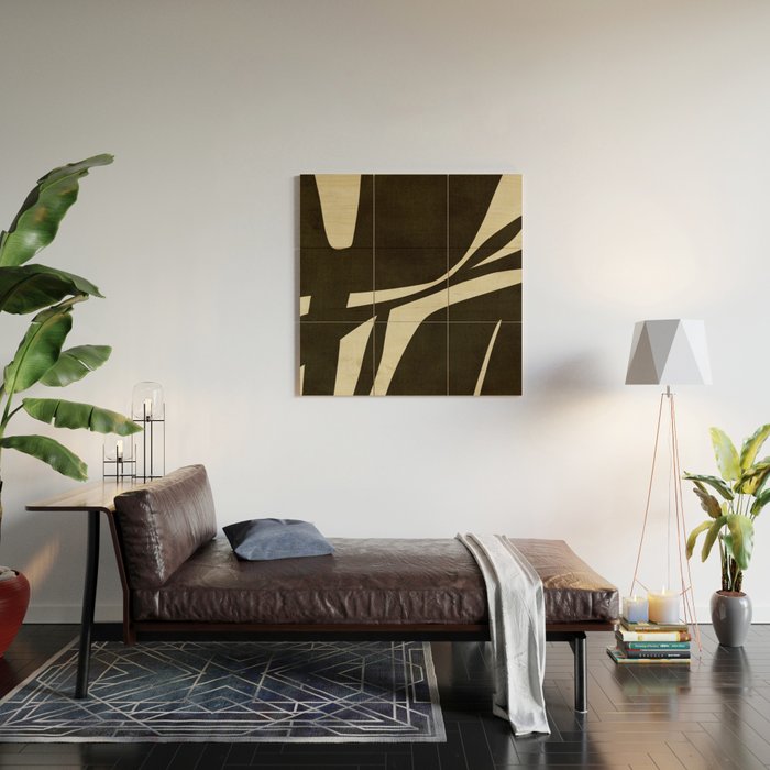 Abstract f03 Wood Wall Art Gallery Image 2