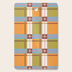 Autumn Breeze Checks Cutting Board Gallery Image 1