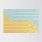 Two Tone Line Curvature II Rug Gallery Image 2
