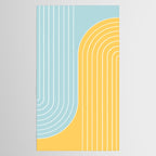 Two Tone Line Curvature II Tablecloth Gallery Image 2