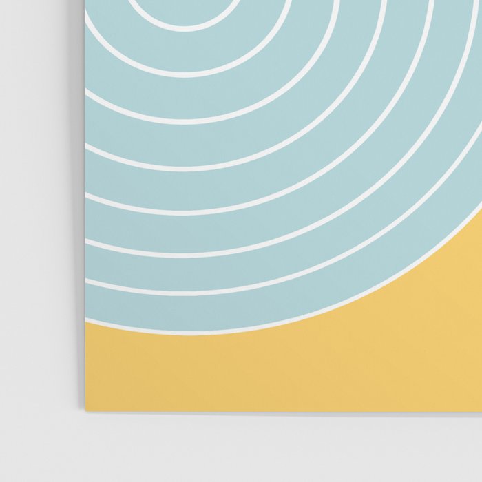 Two Tone Line Curvature II Poster Gallery Image 3