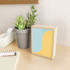 Two Tone Line Curvature II Mini Art Print Gallery Image 2