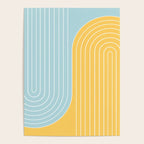 Two Tone Line Curvature II Poster Gallery Image 4