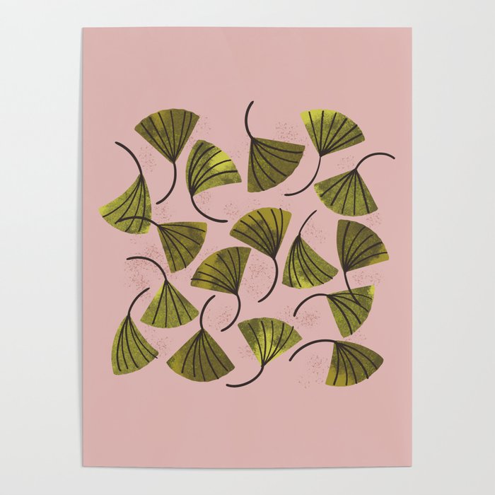 Ginkgo Leaves Poster Gallery Image 1