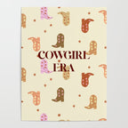 Cowgirl boots pattern Poster Gallery Image 4